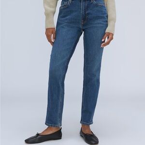 Everlane Original Cheeky Jeans - Medium Blue Wash - Size 28 NWT